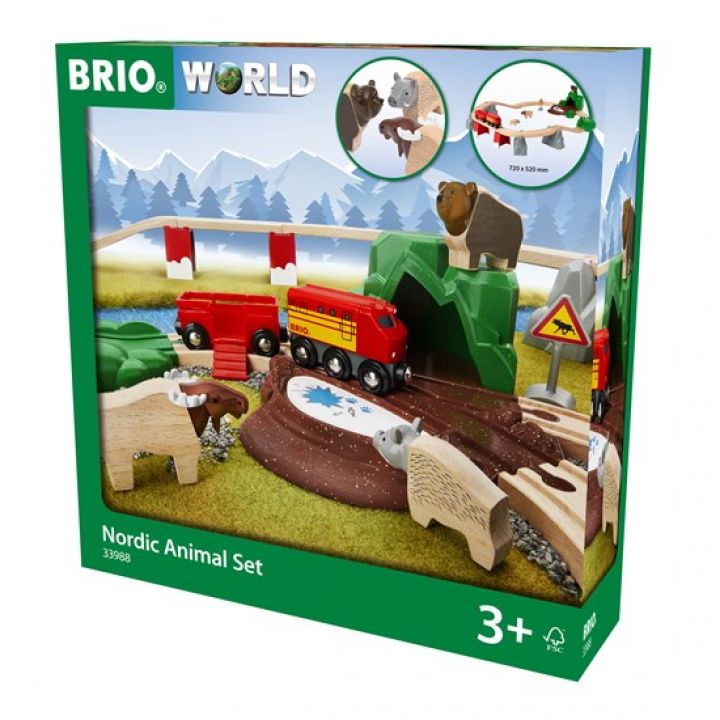 Brio 33988 Erdei állatok vonatszett